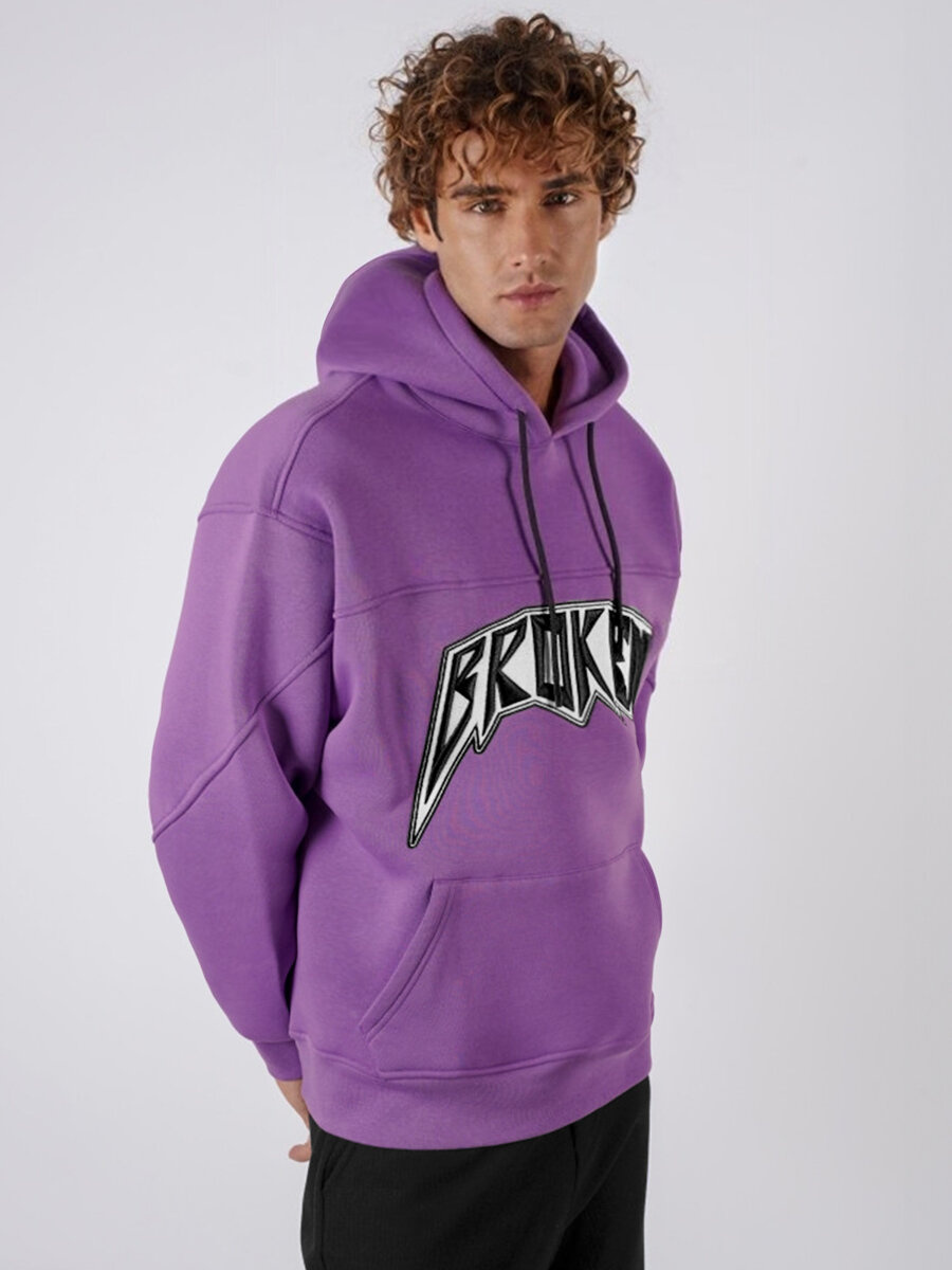 Sudadera outlet violeta hombre