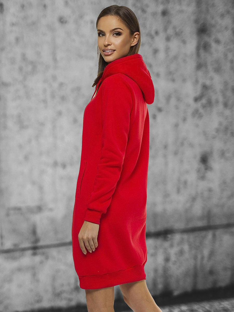 Sudadera de mujer roja OZONEE JS/YS10003/18Z