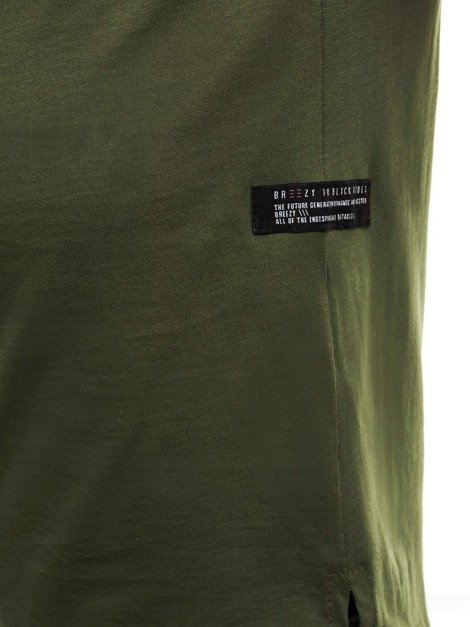 BREEZY 181060 Camiseta de hombre verde