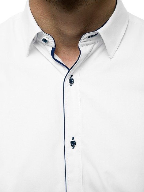 Camisa de hombre blanca OZONEE B/K64