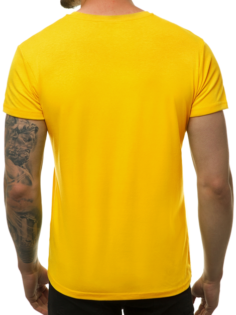 Camiseta de hombre amarilla OZONEE JS/712005/68