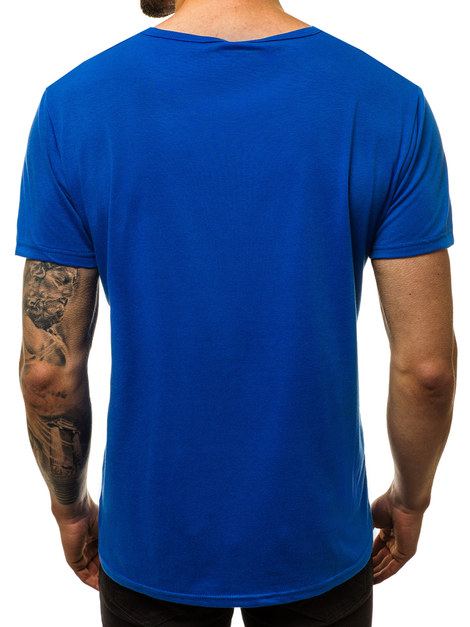 Camiseta de hombre azul OZONEE JS/KS2028