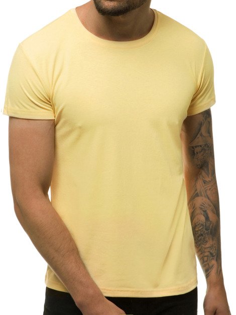 Camiseta de hombre beige OZONEE JS/712005/67