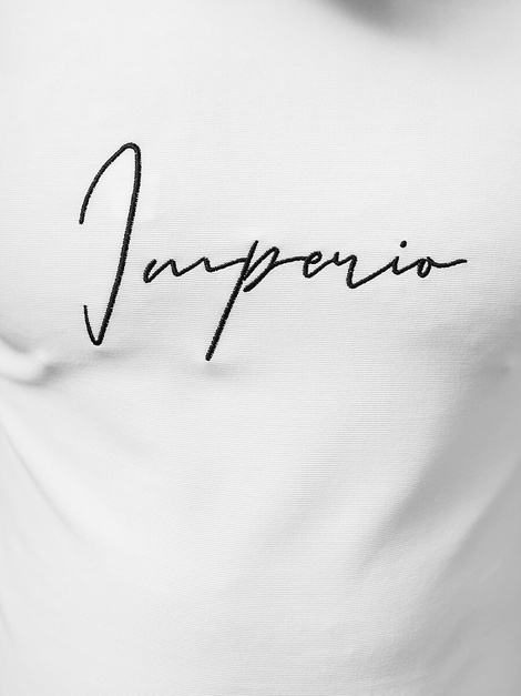 Camiseta de hombre blanco OZONEE O/P1180