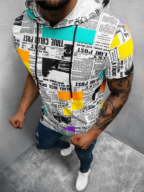 Camiseta de hombre de colores OZONEE O/BL200Z