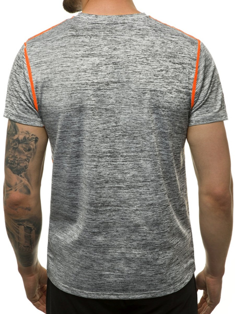 Camiseta de hombre gris OZONEE JS/KS2104Z