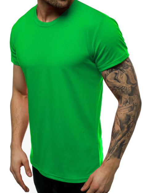 Camiseta de hombre verde OZONEE JS/712005 