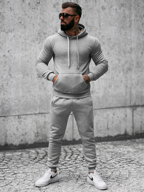 Chándal de hombre gris OZONEE JS/68C10381/2Z