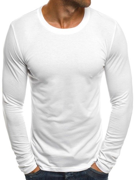 J.STYLE 2088 Camiseta de manga larga de hombre blanca