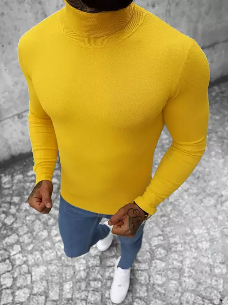 Jersey de hombre amarillo OZONEE NB/MMB600/9