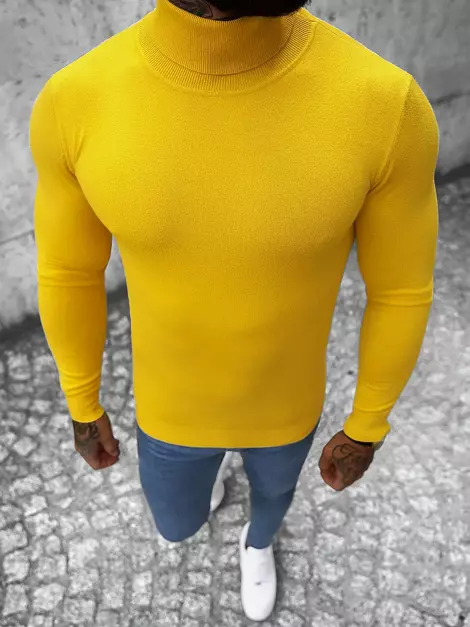 Jersey de hombre amarillo OZONEE NB/MMB600/9