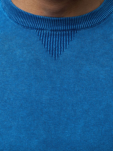 Jersey de hombre azul OZONEE BL/M022