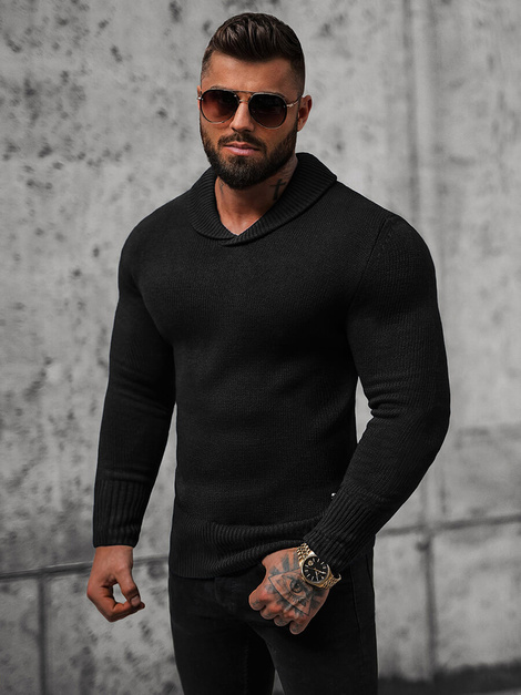 Jersey de hombre negro OZONEE NB/MM6018/4Z