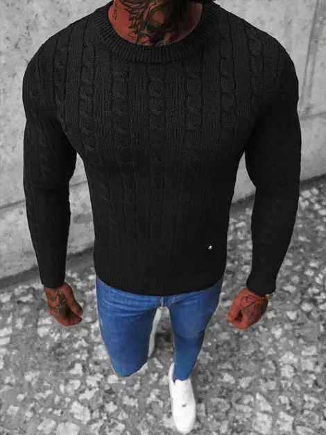 Jersey de hombre negro OZONEE NB/MM6021/4