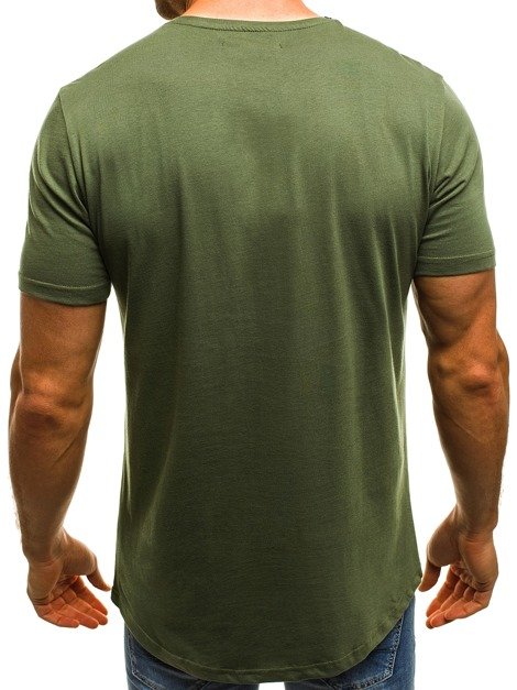 OZONEE B/181054 Camiseta de hombre verde