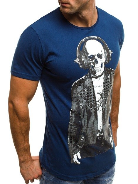 OZONEE B/181152  Camiseta de hombre indigo