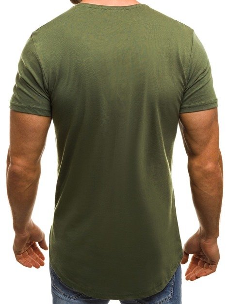 OZONEE B/181295 Camiseta de hombre verde