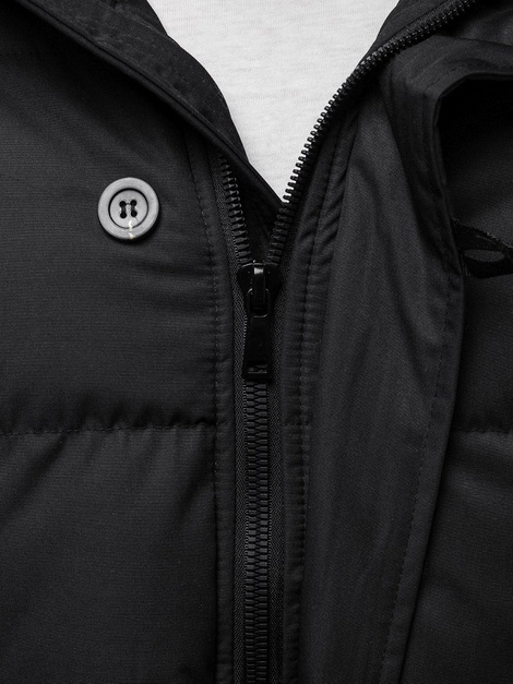 OZONEE JB/1069 Chaqueta de hombre negra