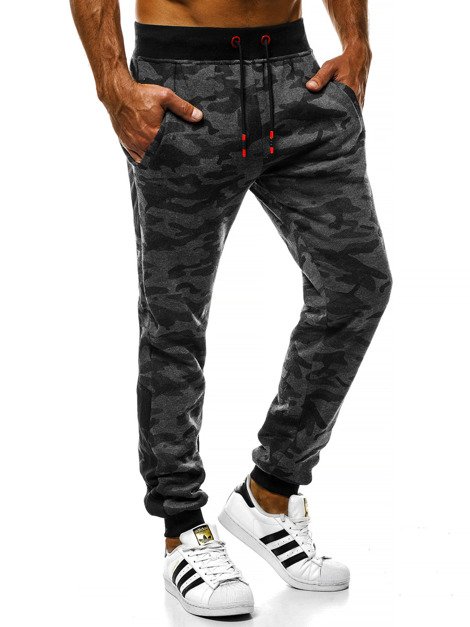OZONEE JS/55017 Pantalón de chándal de hombre grafito