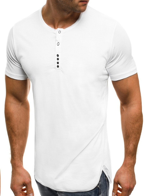 OZONEE O/181157 Camiseta de hombre blanca