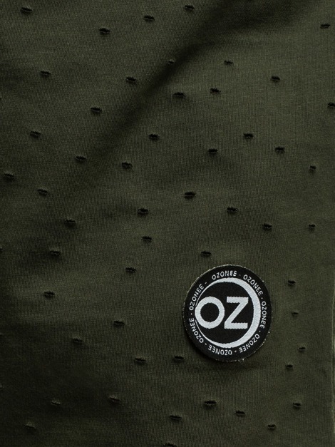 OZONEE O/2647 Camiseta sin mangas de hombre verde