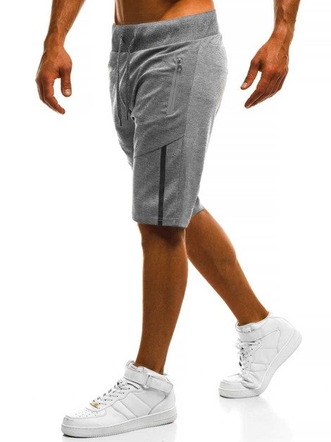 OZONEE RF/80161 Pantalón corto de hombre gris
