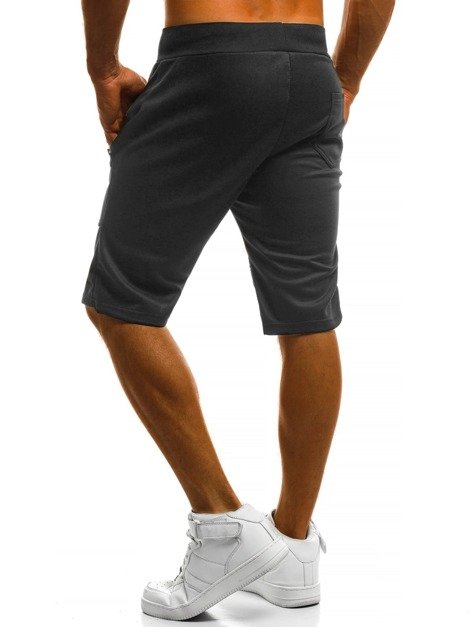 OZONEE RF/80177 Pantalón corto de hombre negras