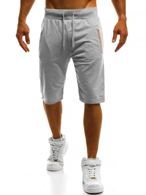 OZONEE RF/80211 Pantalón corto de hombre gris