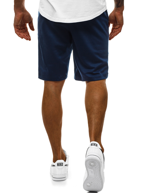 Pantalón corto de hombre azul marino OZONEE JS/81020Z