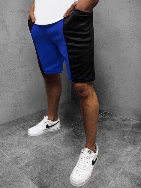 Pantalón corto de hombre azul-negro OZONEE JS/81016Z
