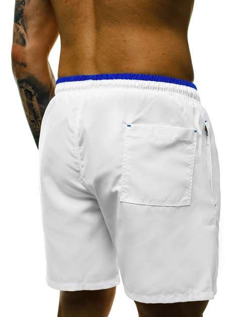 Pantalón corto de hombre blanco OZONEE MAD/4262
