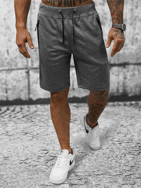 Pantalón corto de hombre grafito OZONEE JS/8K935