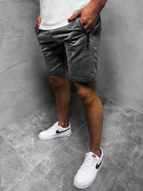 Pantalón corto de hombre gris oscuro JS/XW50Z