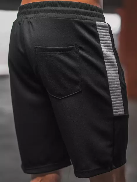 Pantalón corto de hombre negras OZONEE O/WW20013/1