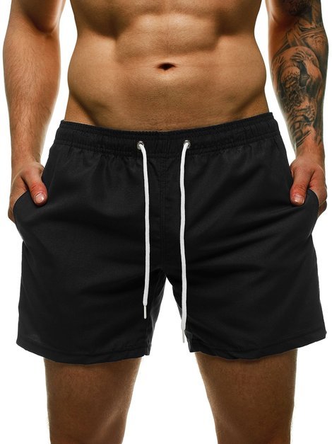 Pantalón corto de hombre negras OZONEE ST002-4