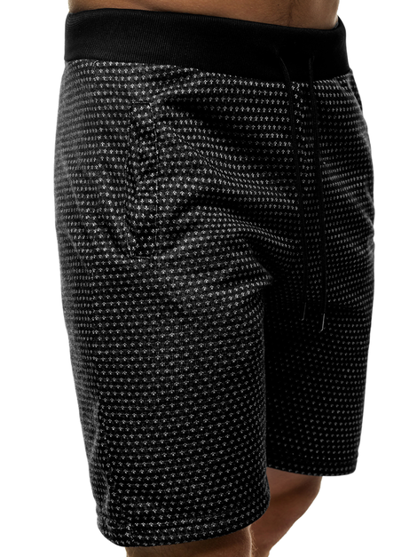 Pantalón corto de hombre negro JS/KS2105