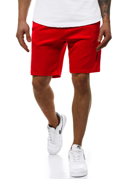 Pantalón corto de hombre rojo JS/KK300167