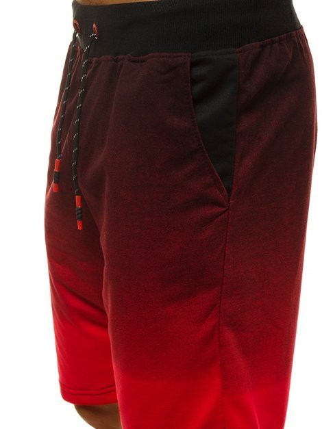 Pantalón corto de hombre rojo OZONEE JS/KK300123/20