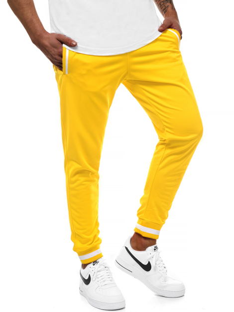 Pantalón de chándal de hombre amarillo OZONEE A/2134