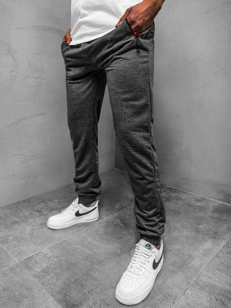 Pantalón de chándal de hombre gris OZONEE JS/8K1130/2