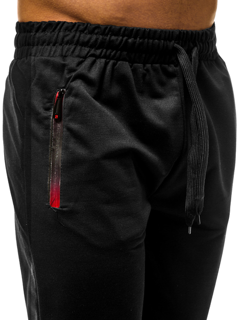 Pantalón de chándal de hombre negro JS/XW007S