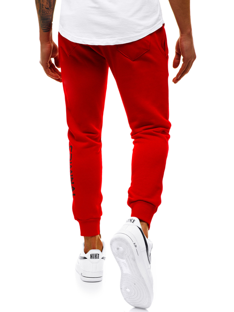 Pantalón de chándal de hombre rojo G/11129