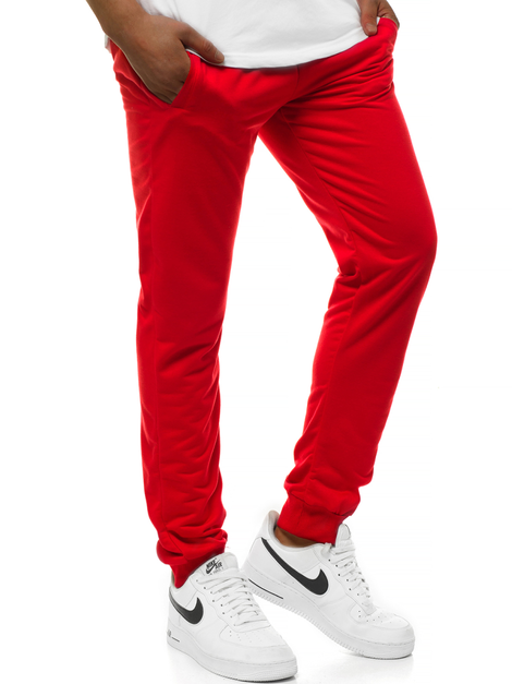 Pantalón de chándal de hombre rojo OZONEE JS/JLB01