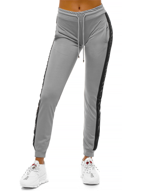 Pantalón de chándal para mujer gris OZONEE O/82318