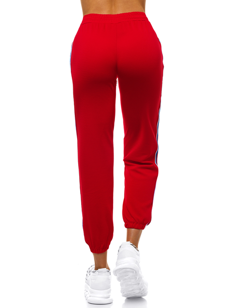 Pantalón de chándal para mujer rojo OZONEE JS/1020/C5