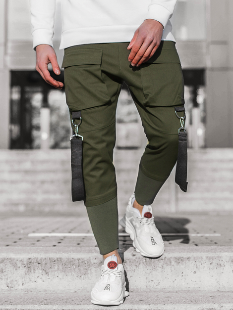 Pantalón jogger de hombre caqui OZONEE A/404