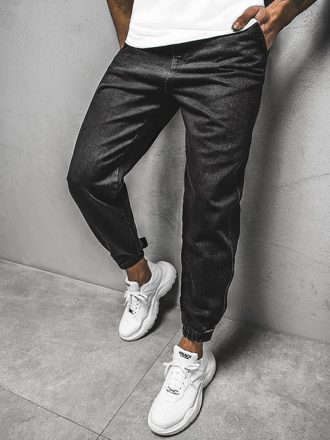 Pantalón Jogger De Hombre Negras Ozonee O 3891 Ozonee