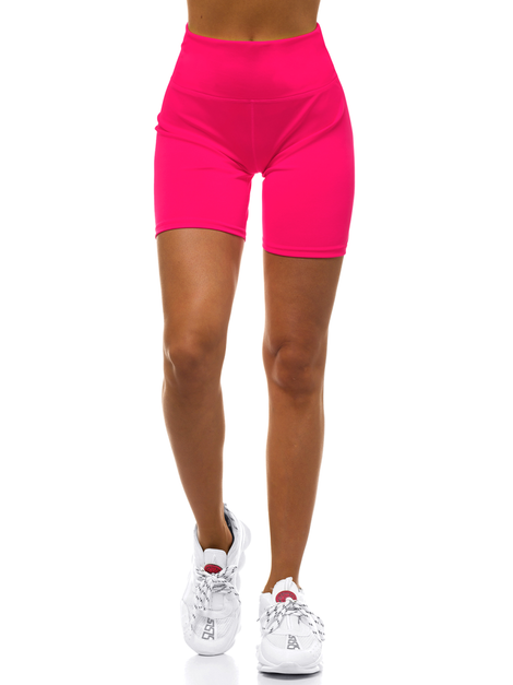 Pantalones cortos de chándal para mujer neón rosa OZONEE O/54548