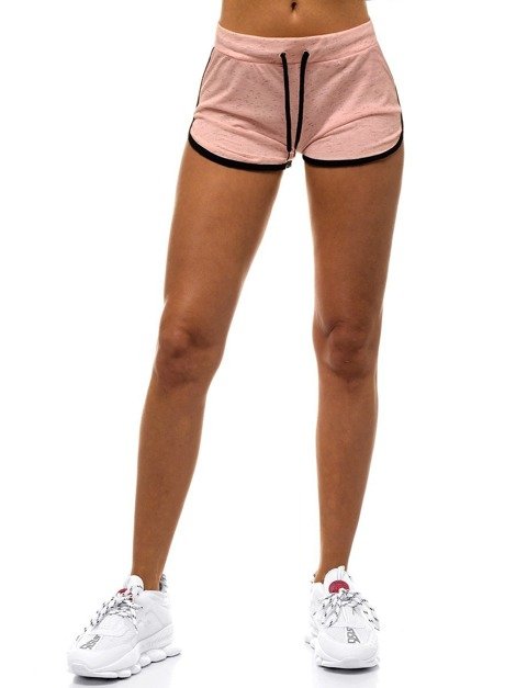 Pantalones cortos de chándal para mujer rosa OZONEE Z/D1008