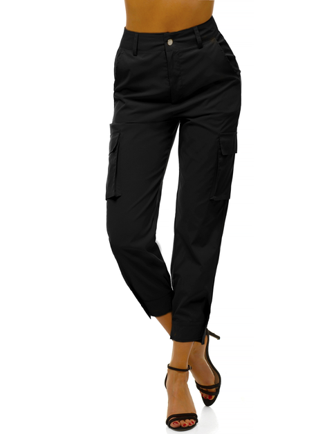 Pantalones jogger para mujer negro OZONEE O/HM002